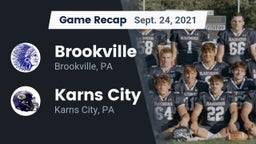 Recap: Brookville  vs. Karns City  2021