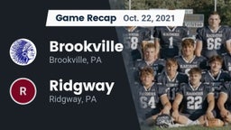 Recap: Brookville  vs. Ridgway  2021