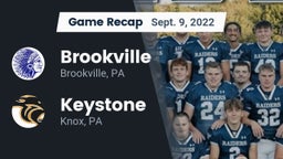 Recap: Brookville  vs. Keystone  2022