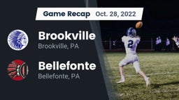 Recap: Brookville  vs. Bellefonte  2022