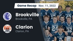 Recap: Brookville  vs. Clarion  2022