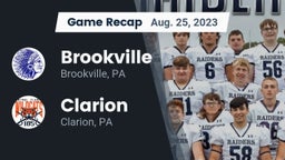 Recap: Brookville  vs. Clarion  2023
