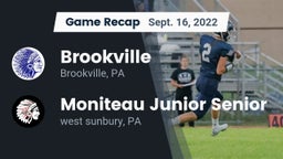 Recap: Brookville  vs. Moniteau Junior Senior  2022