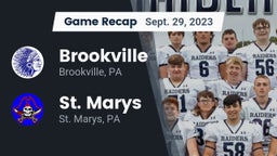 Recap: Brookville  vs. St. Marys  2023