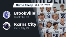 Recap: Brookville  vs. Karns City  2023