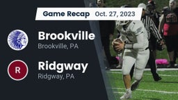 Recap: Brookville  vs. Ridgway  2023
