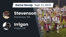 Recap: Stevenson  vs. Irrigon  2018