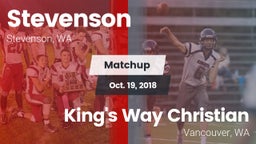 Matchup: Stevenson High vs. King's Way Christian  2018
