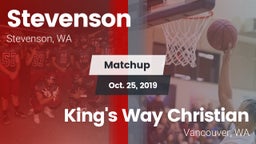 Matchup: Stevenson High vs. King's Way Christian  2019
