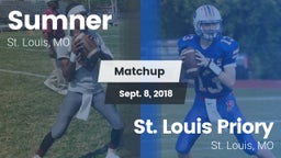 Matchup: Sumner  vs. St. Louis Priory  2018