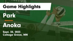 Park  vs Anoka  Game Highlights - Sept. 30, 2023