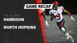 Recap: Harrison  vs. North Hopkins  2016