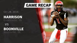 Recap: Harrison  vs. Boonville  2016