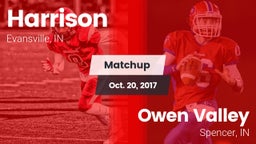 Matchup: Harrison  vs. Owen Valley  2017