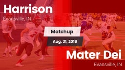 Matchup: Harrison  vs. Mater Dei  2018