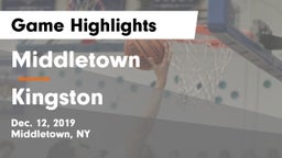 Middletown  vs Kingston  Game Highlights - Dec. 12, 2019