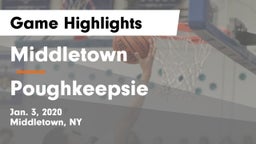 Middletown  vs Poughkeepsie  Game Highlights - Jan. 3, 2020