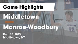 Middletown  vs Monroe-Woodbury  Game Highlights - Dec. 12, 2023