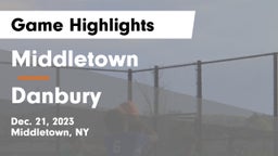 Middletown  vs Danbury  Game Highlights - Dec. 21, 2023