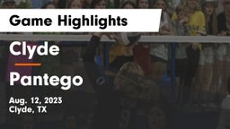 Clyde  vs Pantego Game Highlights - Aug. 12, 2023