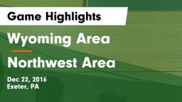 Wyoming Area  vs Northwest Area  Game Highlights - Dec 22, 2016