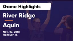 River Ridge  vs Aquin Game Highlights - Nov. 20, 2018