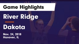 River Ridge  vs Dakota Game Highlights - Nov. 24, 2018