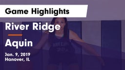 River Ridge  vs Aquin Game Highlights - Jan. 9, 2019