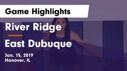River Ridge  vs East Dubuque Game Highlights - Jan. 15, 2019