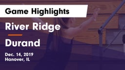 River Ridge  vs Durand  Game Highlights - Dec. 14, 2019