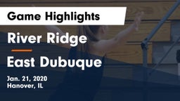 River Ridge  vs East Dubuque  Game Highlights - Jan. 21, 2020