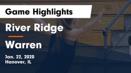 River Ridge  vs Warren Game Highlights - Jan. 22, 2020