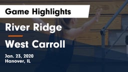 River Ridge  vs West Carroll Game Highlights - Jan. 23, 2020