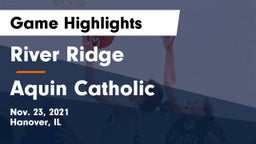 River Ridge  vs Aquin Catholic Game Highlights - Nov. 23, 2021