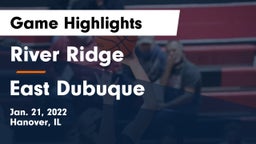 River Ridge  vs East Dubuque  Game Highlights - Jan. 21, 2022