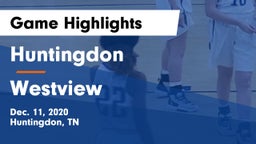 Huntingdon  vs Westview  Game Highlights - Dec. 11, 2020