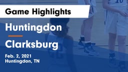 Huntingdon  vs Clarksburg Game Highlights - Feb. 2, 2021
