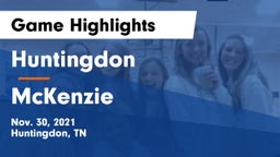 Huntingdon  vs McKenzie  Game Highlights - Nov. 30, 2021