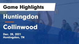 Huntingdon  vs Collinwood  Game Highlights - Dec. 28, 2021