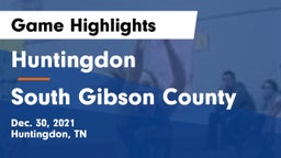 Huntingdon  vs South Gibson County  Game Highlights - Dec. 30, 2021