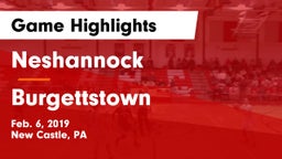 Neshannock  vs Burgettstown  Game Highlights - Feb. 6, 2019