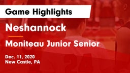 Neshannock  vs Moniteau Junior Senior  Game Highlights - Dec. 11, 2020