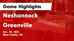 Neshannock  vs Greenville  Game Highlights - Jan. 23, 2021