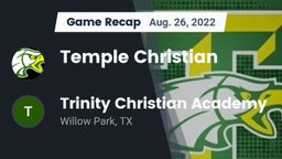 Recap: Temple Christian  vs. Trinity Christian Academy 2022