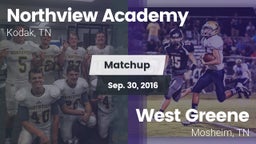 Matchup: Northview Academy vs. West Greene  2016