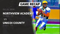 Recap: Northview Academy vs. Unicoi County  2016