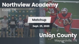 Matchup: Northview Academy vs. Union County  2020