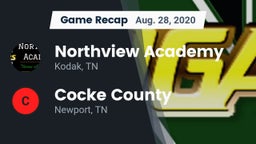 Recap: Northview Academy vs. Cocke County  2020