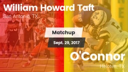 Matchup: William Howard Taft vs. O'Connor  2017