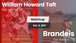 Matchup: William Howard Taft vs. Brandeis  2017